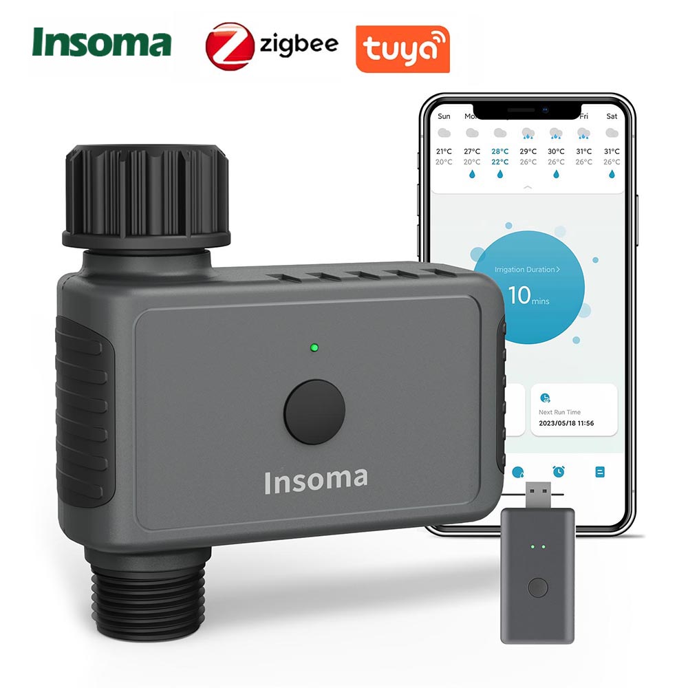 Smart Garden Sphagnum Moss - Insoma Zigbee Spinkle Timer Remote Garden
