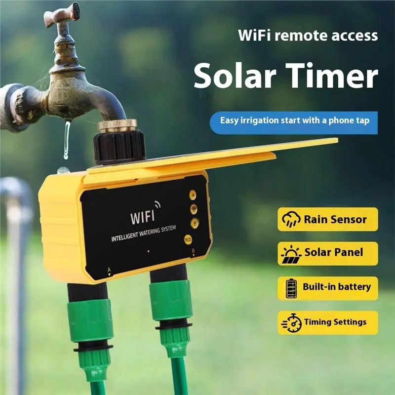 وحدة تحكم بالري بالطاقة الشمسي - مراجعة Smart Garden Tap Timer وسعره