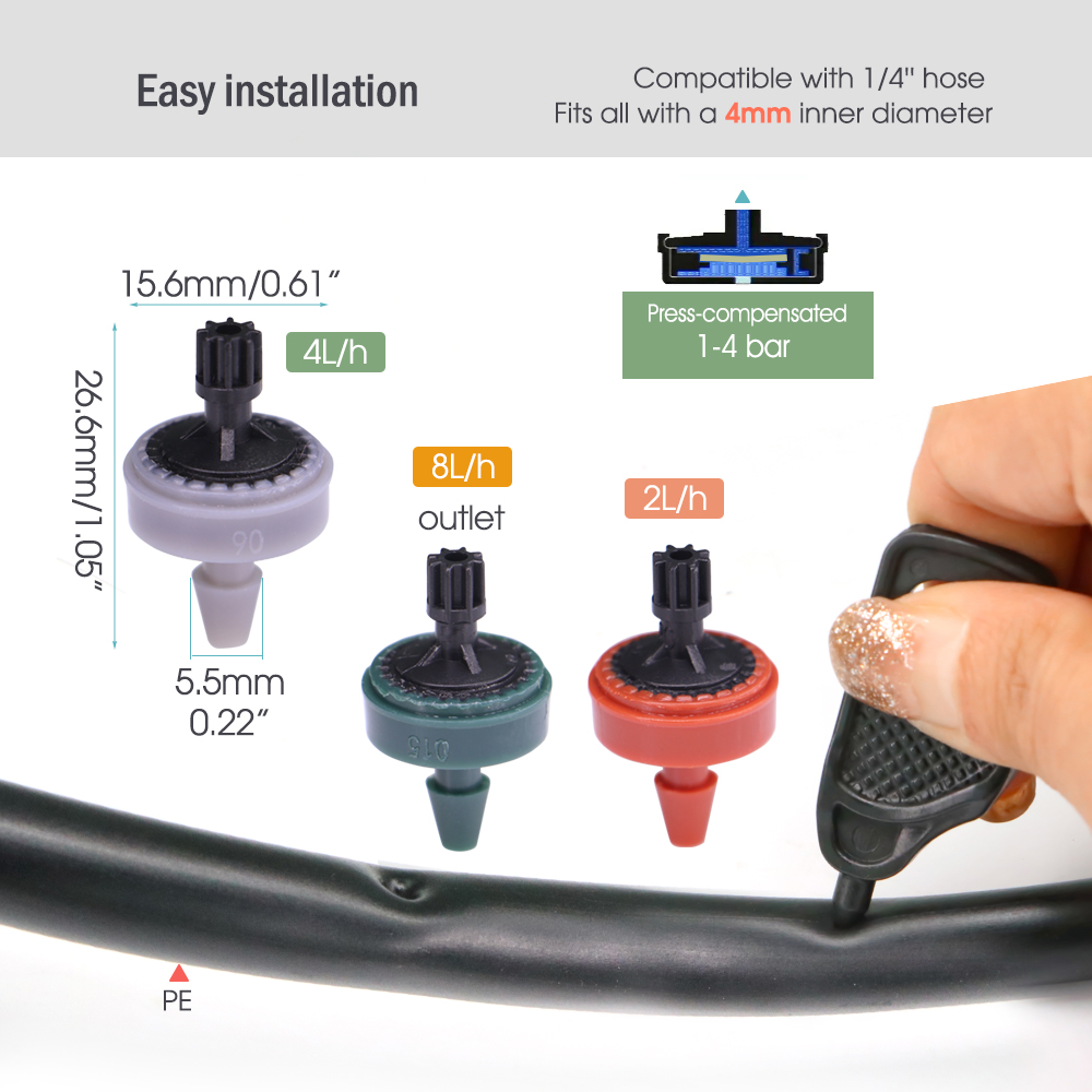 20 متر 2/4/8L تعويض القطارة نا - مراجعة Smart Garden Sprinkler System وسعره