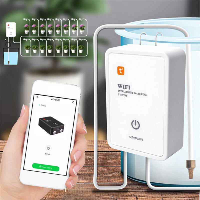 نظام ري بالتنقيط أوتوماتيكي ذك - مراجعة Smart Garden Watering System وسعره