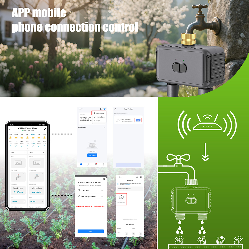 نظام ري الحدائق الأوتوماتيكي ب - مراجعة Smart Garden Sprinkler System وسعره