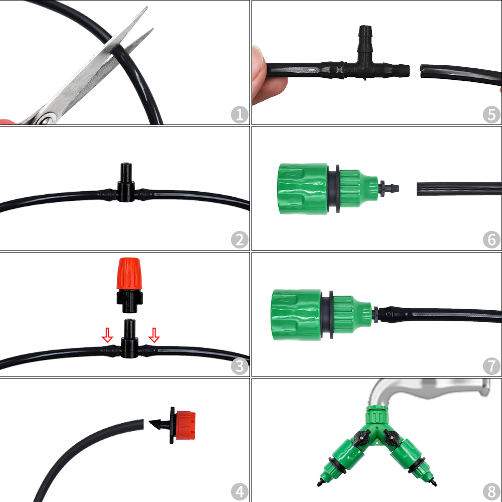 نظام الري أدوات الحدائق مجموعا - مراجعة Smart Garden Sprinkler System وسعره