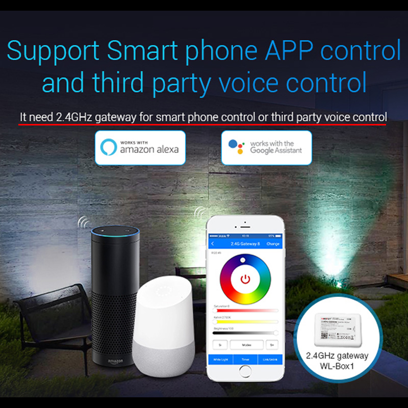 مصباح LED ذكي خارجي 2100LM 25W - مراجعة App Smart Garden وسعره