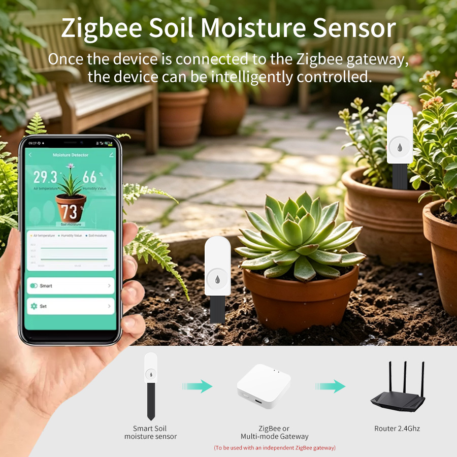 جهاز استشعار رطوبة التربة الذك - مراجعة App Smart Garden وسعره