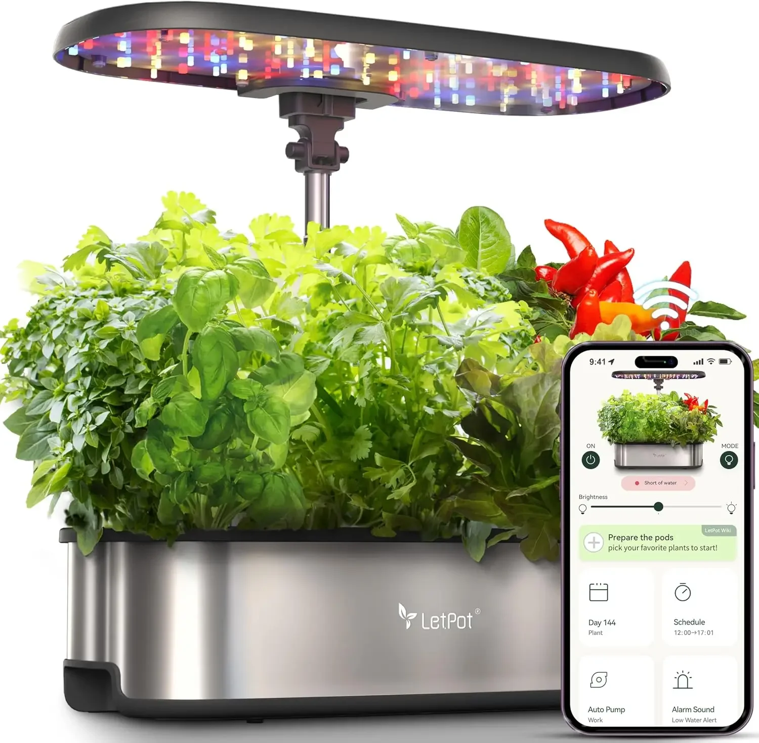 نظام الزراعة المائية LETPOT LP - مراجعة App Smart Garden وسعره