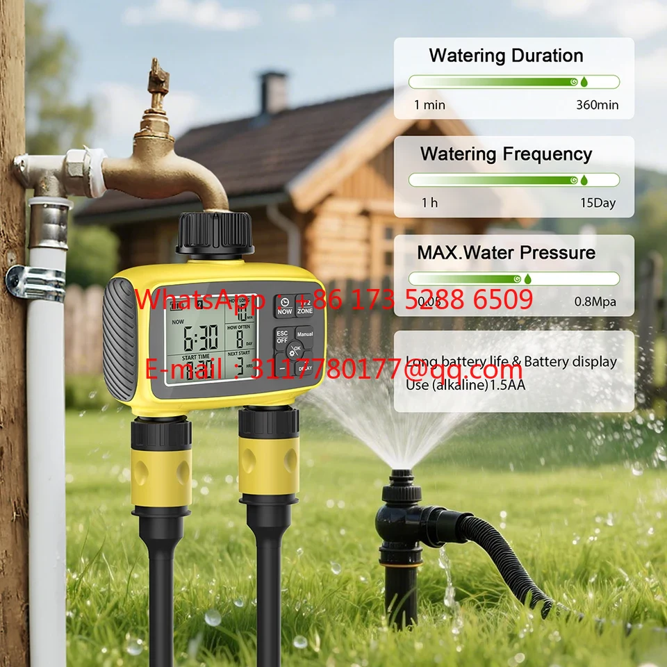 WAP01 مؤقت ري الحدائق بشاشة عر - مراجعة Smart Garden System وسعره
