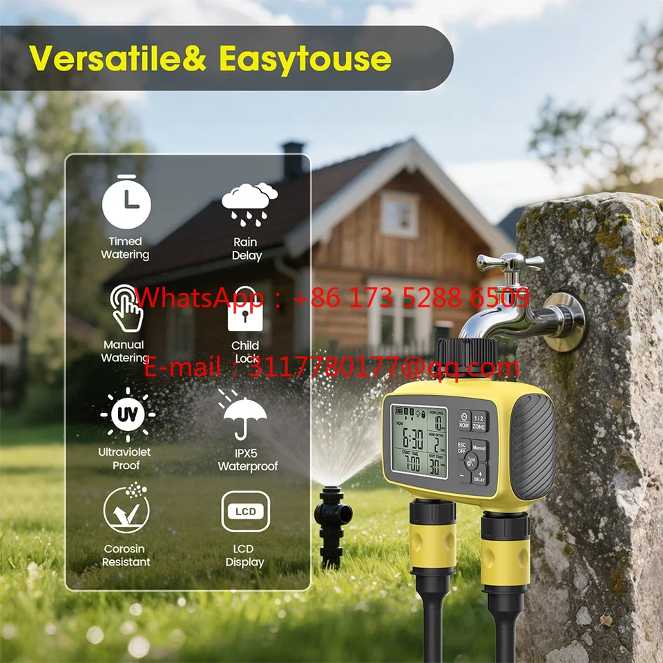 WAP01 مؤقت ري الحدائق بشاشة عر - مراجعة Smart Garden System وسعره