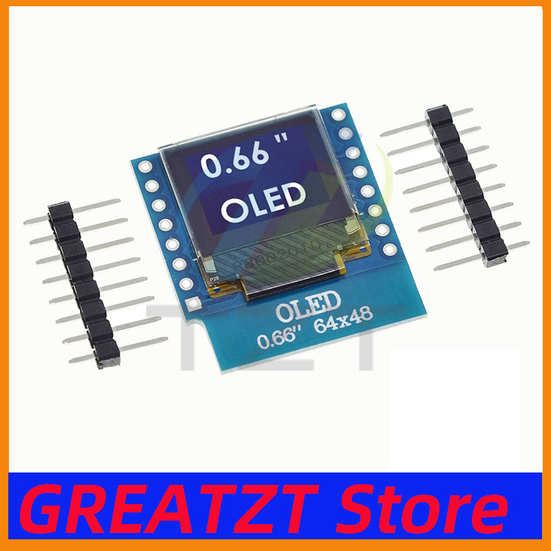 شاشة OLED مقاس 0.66 بوصة من GR - مراجعة Smart Garden Esp32 وسعره
