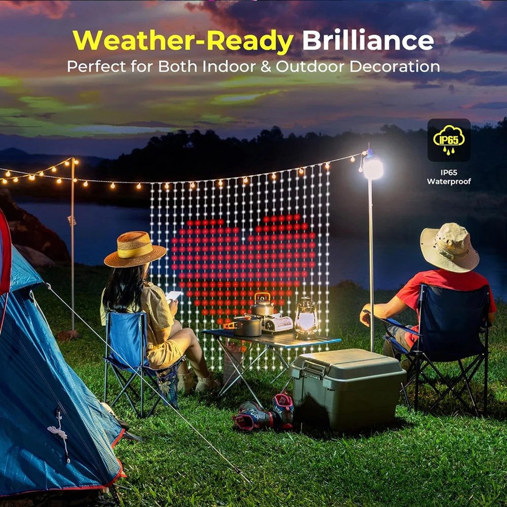 أضواء الستار الذكية نافذة LED  - مراجعة App Smart Garden وسعره