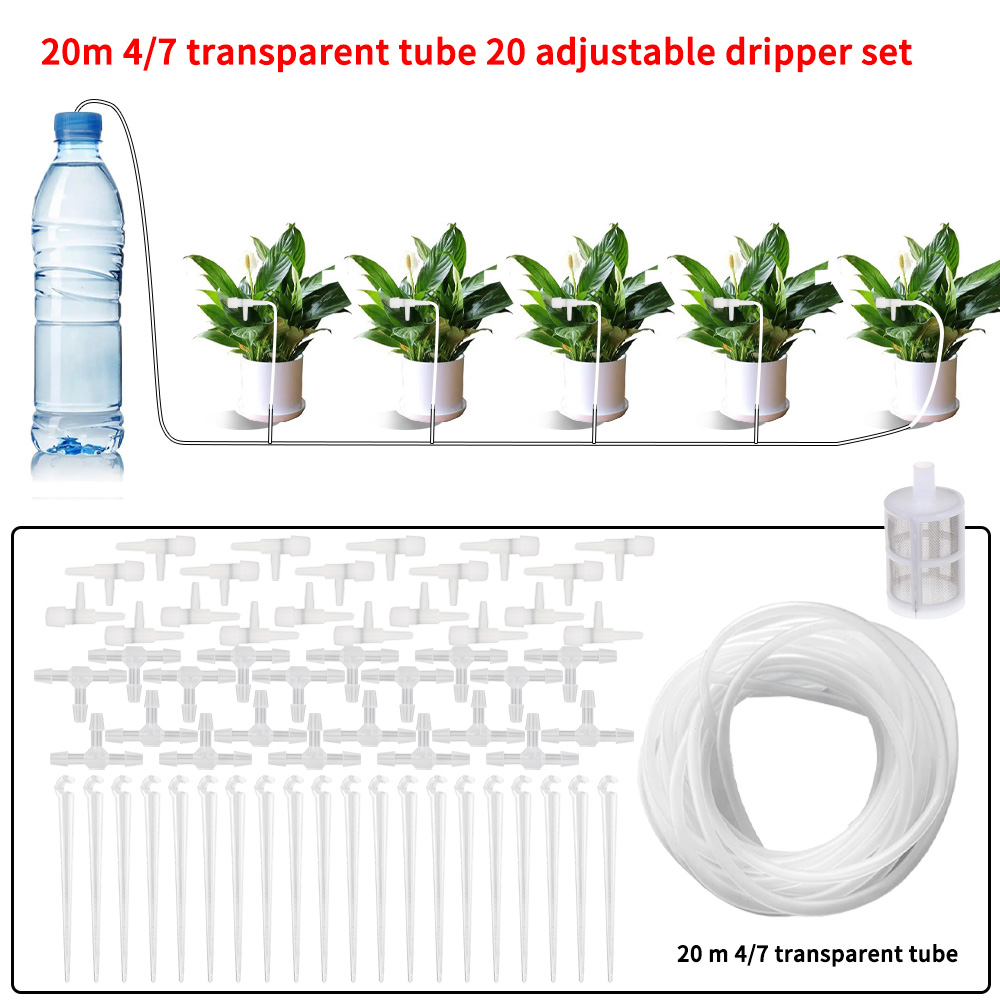 طقم ري بالتنقيط للحدائق مع صما - مراجعة Smart Garden Watering System وسعره