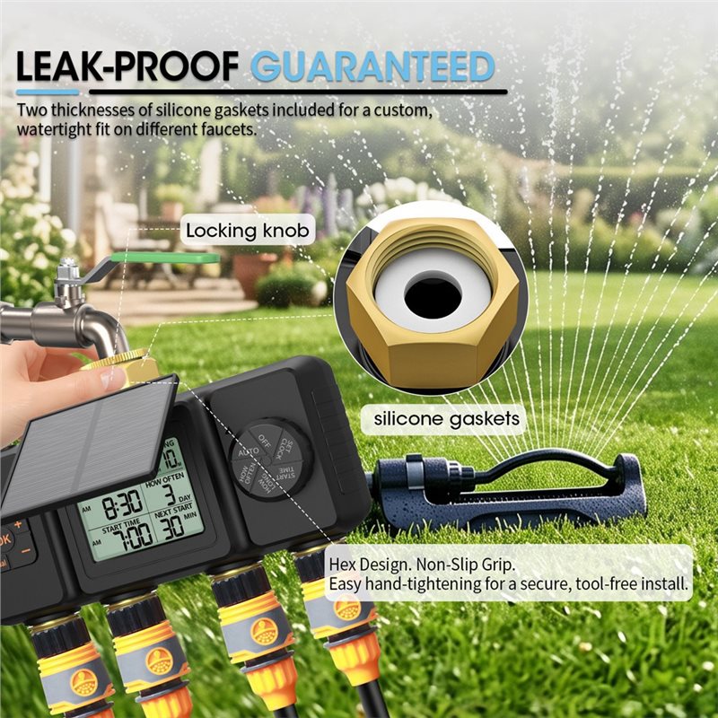 PHFU-جهاز توقيت للري بالطاقة ا - مراجعة Smart Garden Tap Timer وسعره