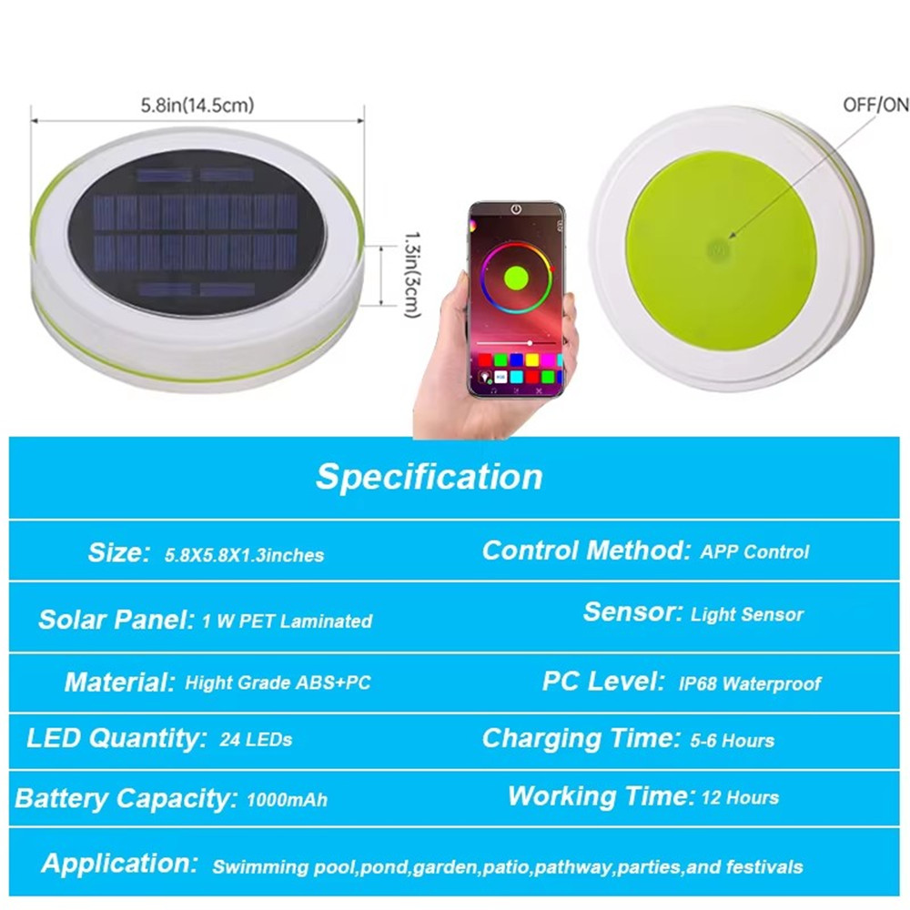 الطاقة الشمسية LED المياه تعوي - مراجعة App Smart Garden وسعره