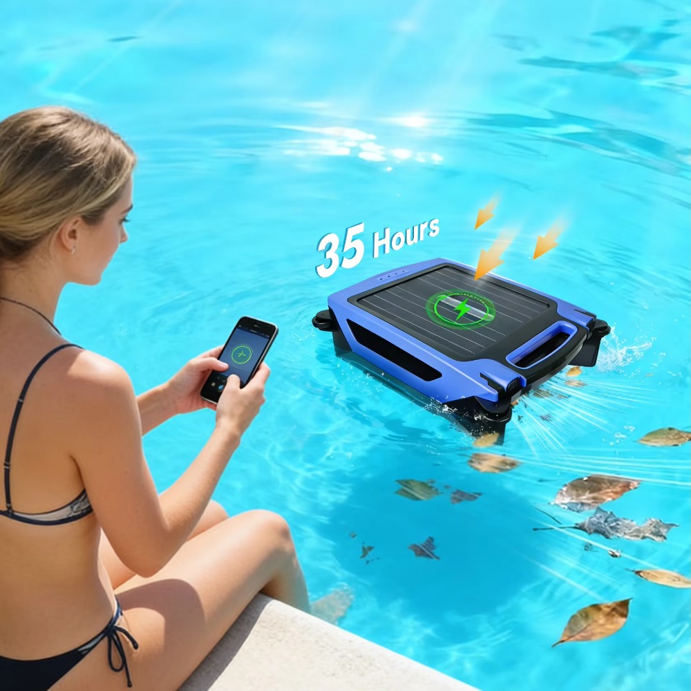 روبوت تنظيف سطح المسبح الذكي ع - مراجعة Smart Garden Robot وسعره