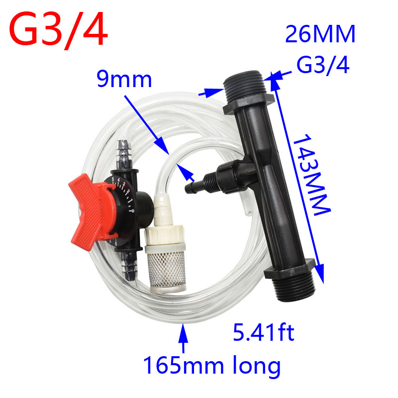 حاقن فنتوري 3/4 1/2 نظام الري  - مراجعة Smart Garden Watering System وسعره